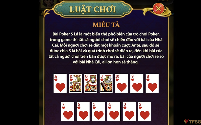 Cách chơi Texas Hold'em Poker tại TF88 cho tân thủ từ A - Z Giới thiệu chi tiết về Texas Hold'em